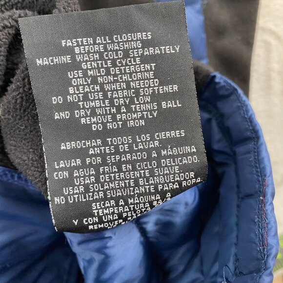 32 Degrees Heat Women's Down Puffer Jacket XS Blue & Black Quilted Winter - Picture 6 of 9